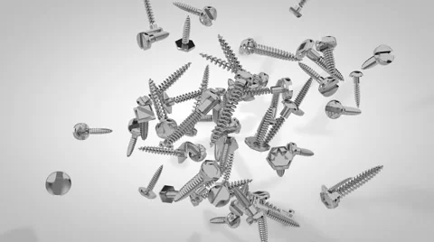 Screw Falling Stockbeeldmateriaal 59747139