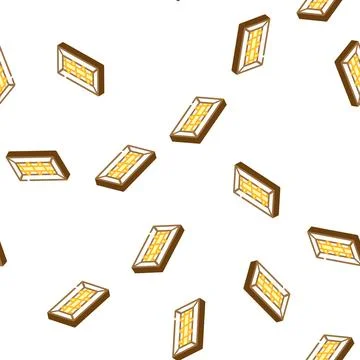 Screw grinder isometric icon seamless pattern Stock Illustration