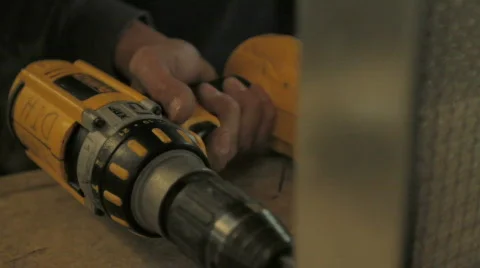 Screw gun 2 Stock Footage 753479