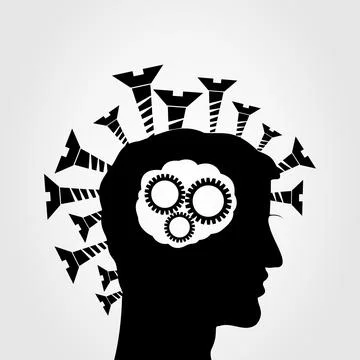 Screw a head Stock Photos