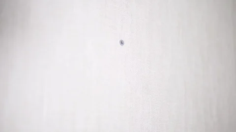 Screw a hook in a wall Stock Footage 125115471