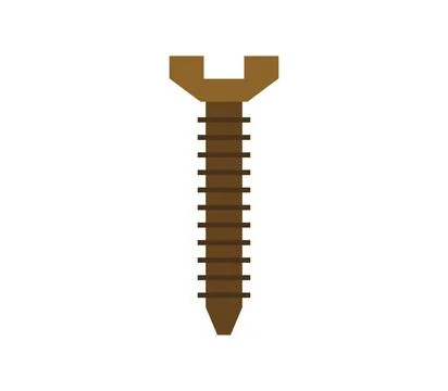Screw icon illustrated in vector on white background screw icon illustrate... Stock Photos