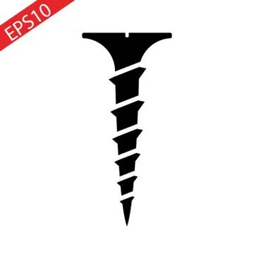 Screw icon illustration isolated vector sign symbol Stock Illustration