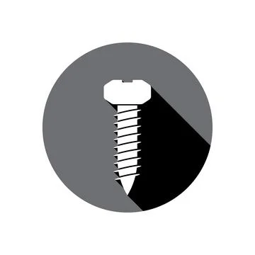Screw icon vector Stock Illustration