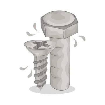 Screw Illustration Stock Illustration