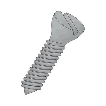 Screw illustration Stock Illustration
