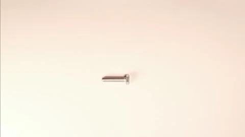 Screw jumping. Stop motion animation. Stock Footage 136194556