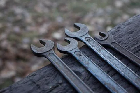 Screw keys Stock Photos