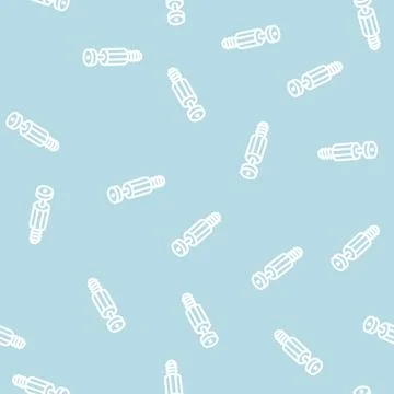 Screw metal assembly line vector seamless pattern Stock Illustration