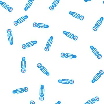 Screw metal assembly vector seamless pattern Stock Illustration