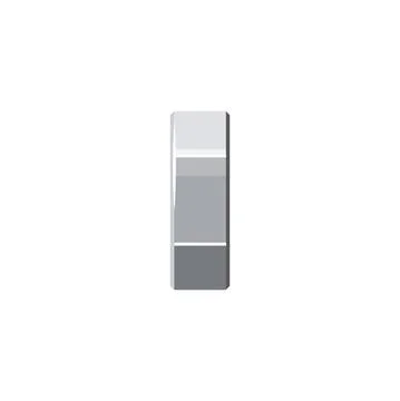 Screw nut isolated washer hex fastener side view Ilustración de archivo