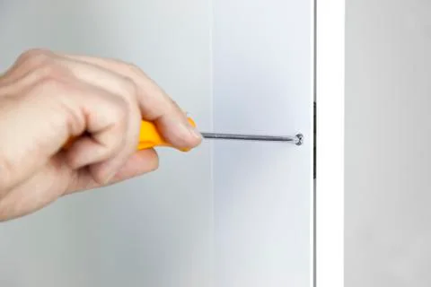 Screw in screw Stock Photos