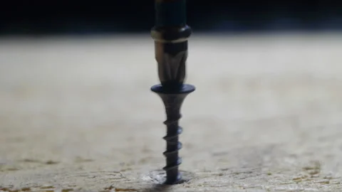 Screw Screwing Stock Footage 100298876