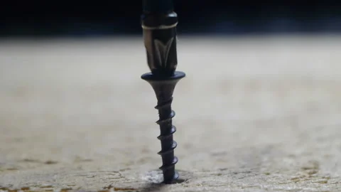 Screw Screwing Stock Footage 100298944