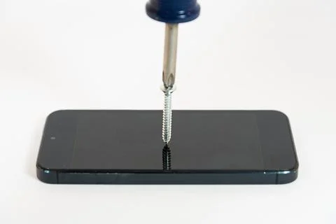 Screw the Smartphone Stock Photos