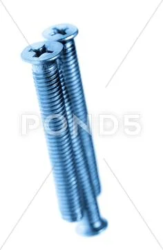 Screw spike Stock Photos