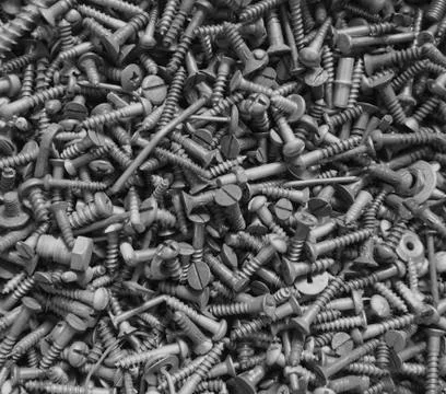 Screw texture. Industrial background. rusty old Grunge Pattern Foto stock