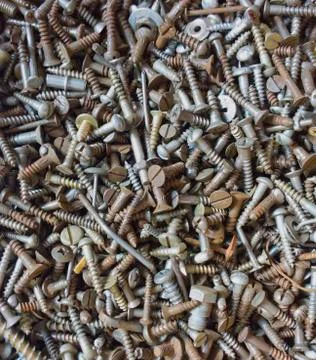 Screw texture. Industrial background. rusty old Grunge Pattern Foto stock