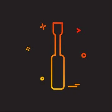 Screw Tools icon design vector Stock Illustration