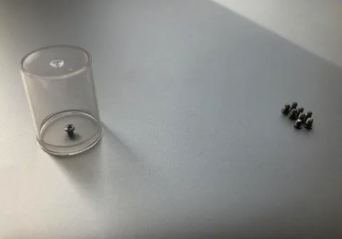 The screw under the cap. self isolation and social distancing concept Fotos Stock