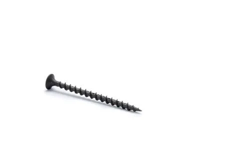 Screw on white background. Stock Photos