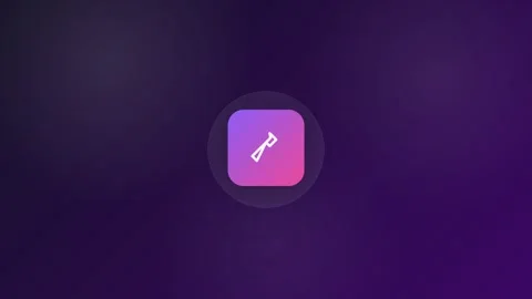 Screwdriver Animated Icon 16:9 動画素材 345159818
