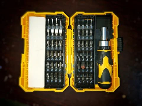 Screwdriver Bit Set Stock Photos
