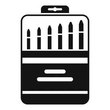 Screwdriver box icon simple vector. Phone repair Illustrazione stock