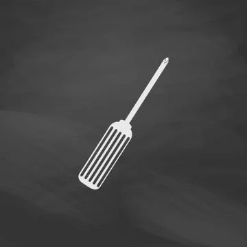Screwdriver computer symbol Stock Illustration