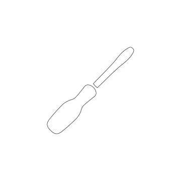 Screwdriver. flat vector icon 스톡 일러스트