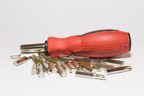 Screwdriver Head &amp; Insert Bits, Screw Driver Set Magnetic Toolkit Stock Photos
