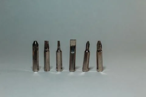 Screwdriver Head &amp; Insert Bits, Screw Driver Set Magnetic Toolkit Stock Photos