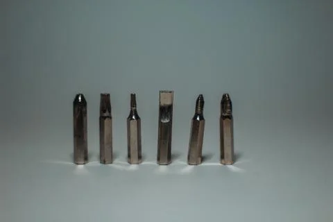 Screwdriver Head &amp; Insert Bits, Screw Driver Set Magnetic Toolkit Stock Photos