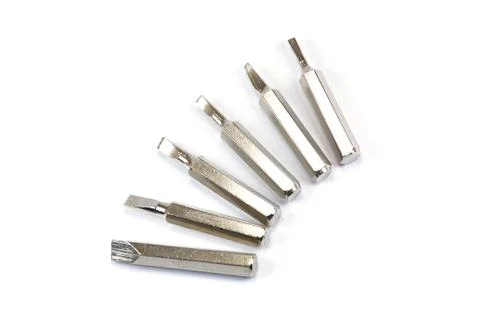 Screwdriver heads Stock Photos