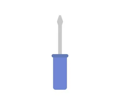 Screwdriver icon illustrated in vector on white background screwdriver ico... Stock Photos