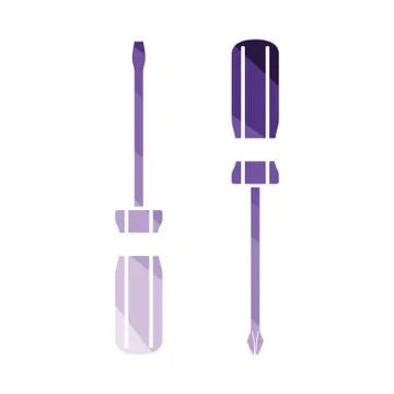 Screwdriver icon Stock Illustration