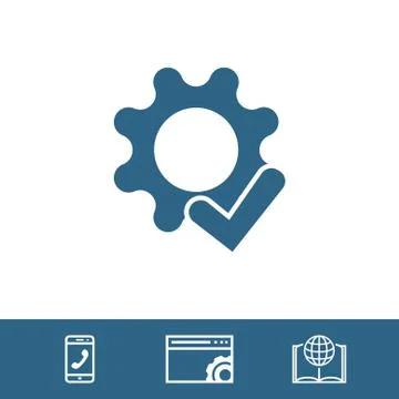 Screwdriver icon stock vector illustration flat design Ilustración de archivo