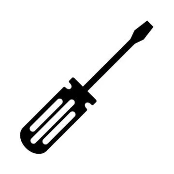 Screwdriver icon vector Stock Illustration