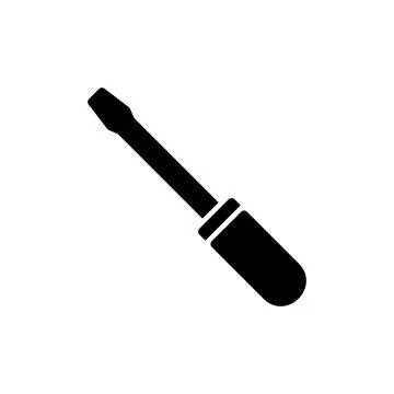 Screwdriver icon vector illustration. tools sign and symbol Illustrazione stock
