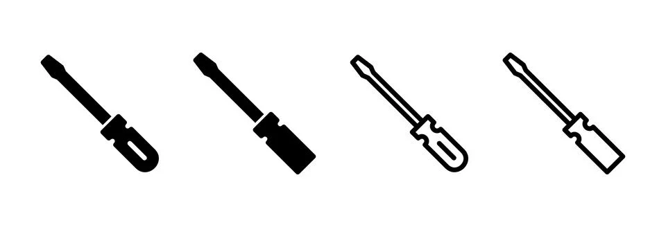 Screwdriver icon vector illustration. tools sign and symbol イラスト素材