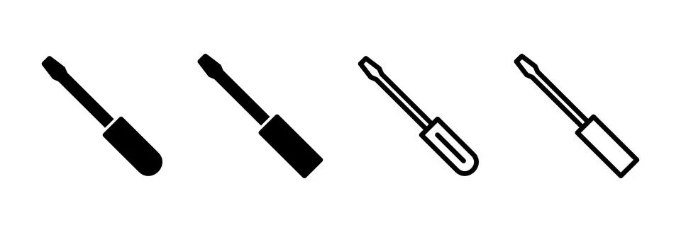 Screwdriver icon vector illustration. tools sign and symbol イラスト素材