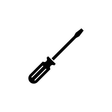 Screwdriver icon vector.tools icon vector Stock Illustration
