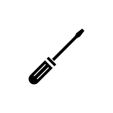 Screwdriver icon vector.tools icon vector Stock Illustration