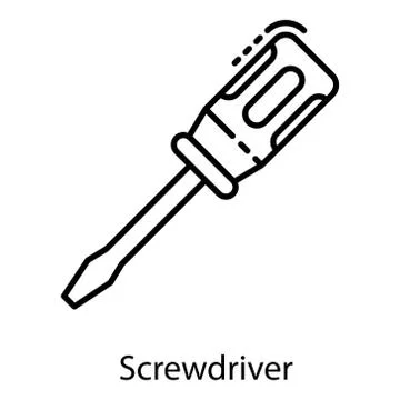 Screwdriver Illustrazione stock