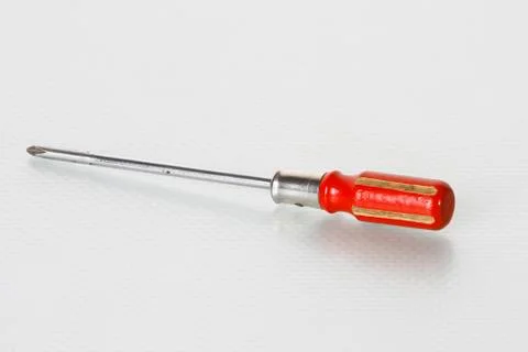 Screwdriver isolated on white background Stock Photos