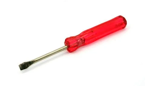 The screwdriver  isolated on a white background Stock Photos