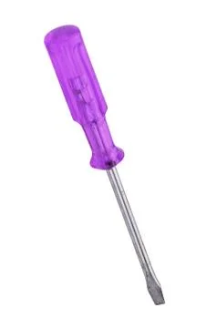 Screwdriver isolated on white background Foto stock