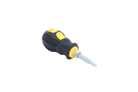 Screwdriver on isolated white Stock Photos