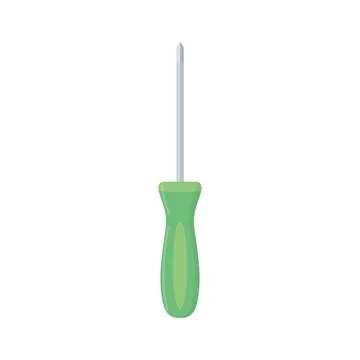 Screwdriver metal tool Stock Illustration