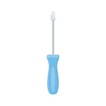 Screwdriver metal tool Illustrazione stock